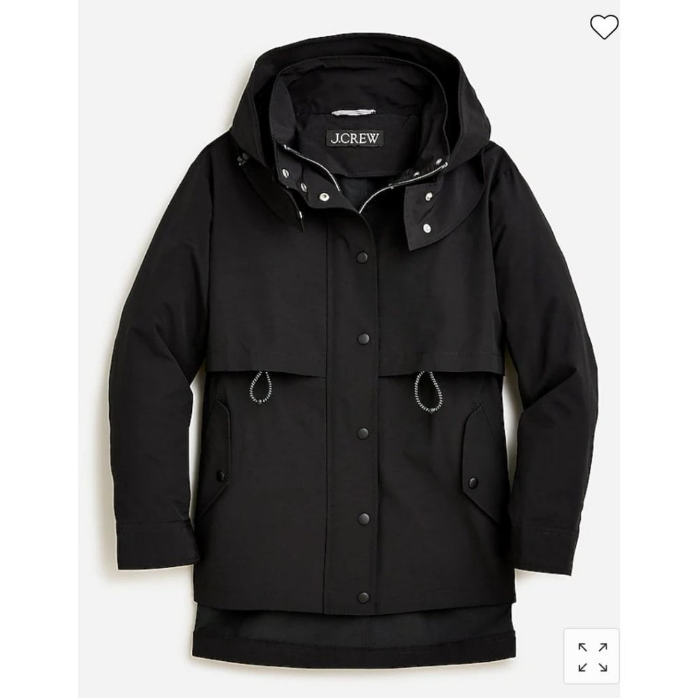J. Crew $188 New Perfect Lightweight Jacket Black Size XXL BP290